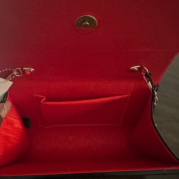 Kurt Geiger Clutch Women’s Evil Eye Party Envelope Black Acrylic NWOT - Picture 7 of 8